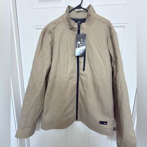 NWT Oakley City Bomber Jacket - Rye Tan Khaki - Size XL